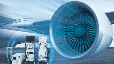 PM measurement aircraft